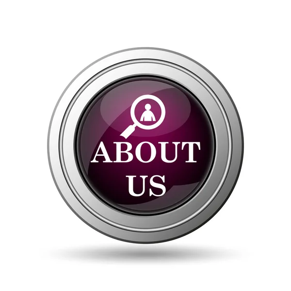 About us icon — Stock Photo, Image