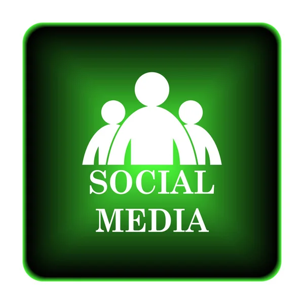 Икона социальных сетей — стоковое фото