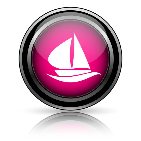 Zeilboot pictogram — Stockfoto