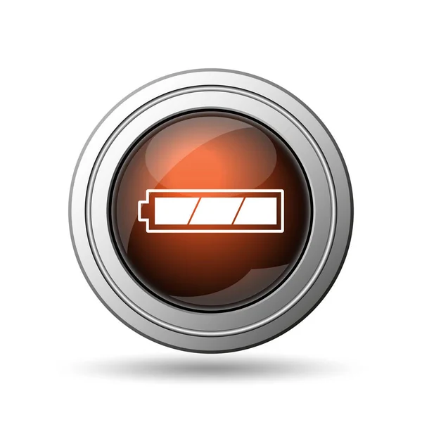 Plně nabitá baterie ikona — Stock fotografie