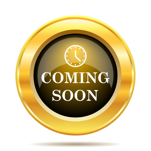 Coming soon icon — Stock Photo, Image