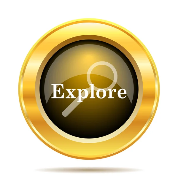 Explore icon — Stock Photo, Image
