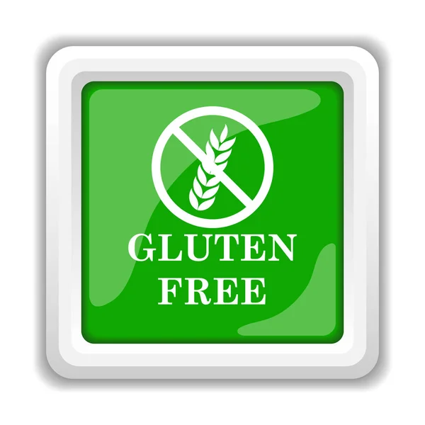 Gluten Free Icon Internet Button White Background — Stock Photo, Image