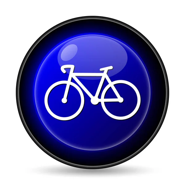 Bicycle Icon Internet Button White Background — Stock Photo, Image