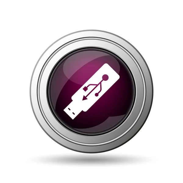 Ikona USB flash disku — Stock fotografie