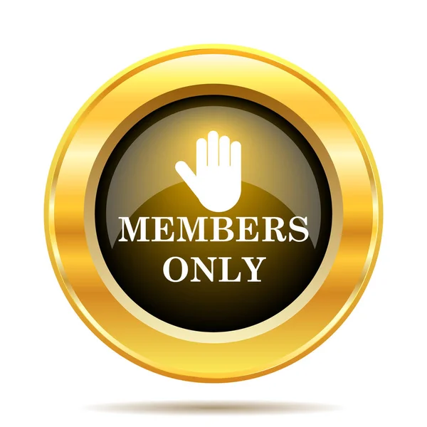 Members only icon — Stock Photo, Image