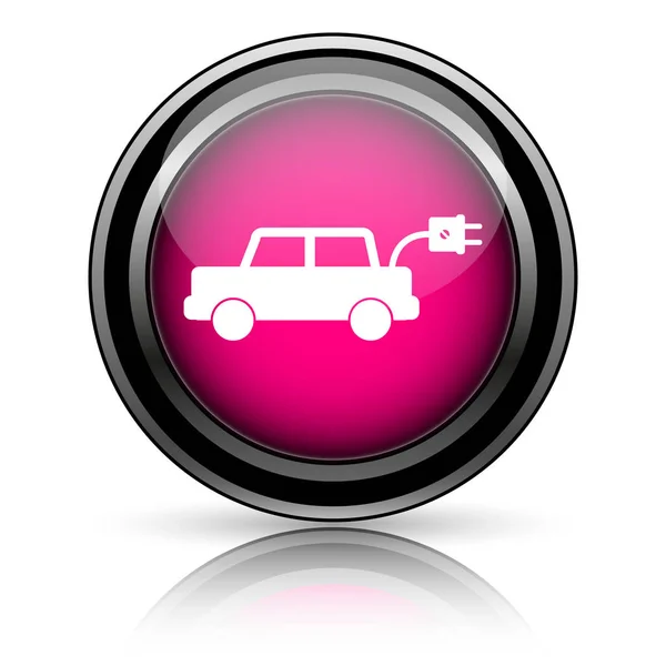 Electric car icon — Stock Photo, Image