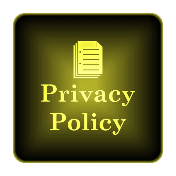 Privacy policy icon — Stock Photo, Image