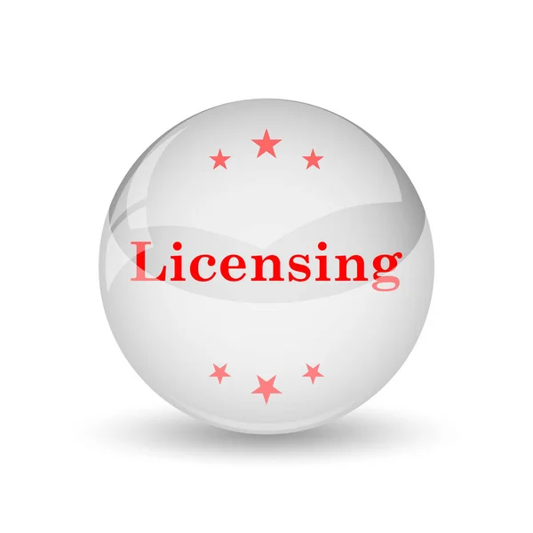 Licensiering ikonen — Stockfoto