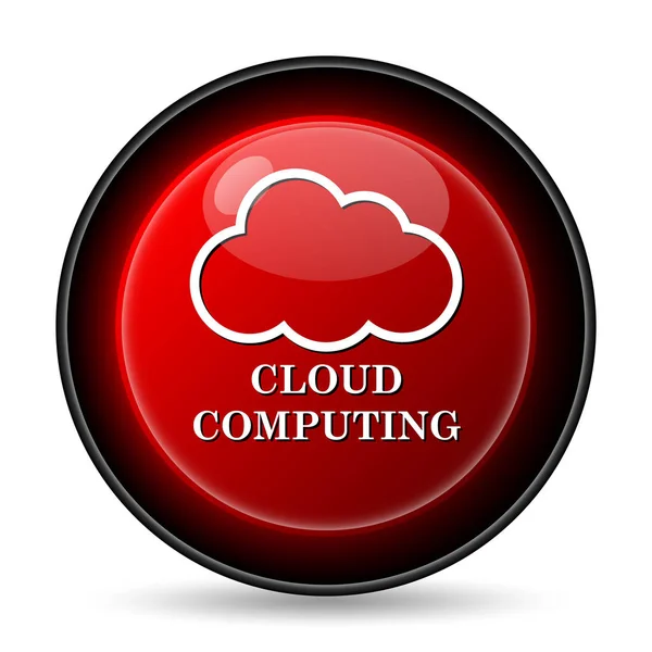 Icono de computación en nube — Foto de Stock