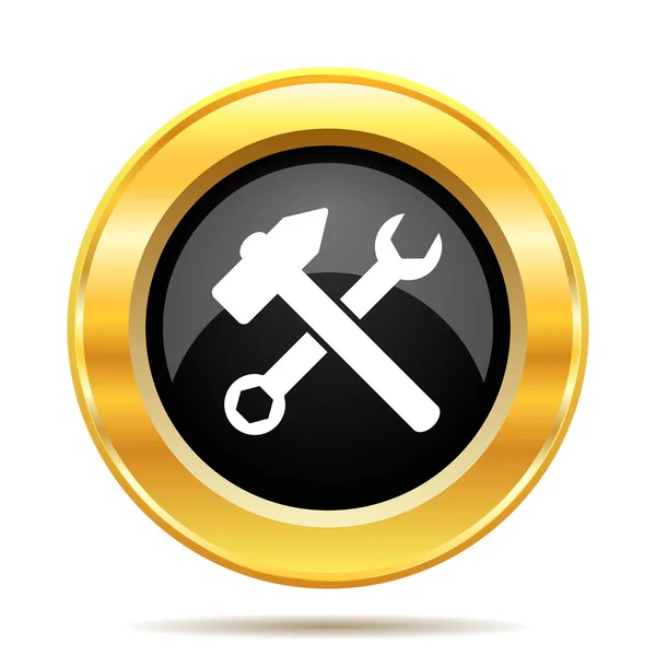 Tools Icon Internet Button White Background — Stock Photo, Image