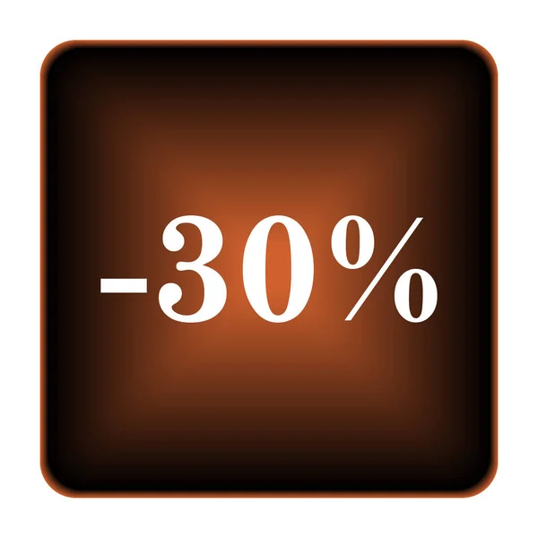 30 % sleva ikona — Stock fotografie