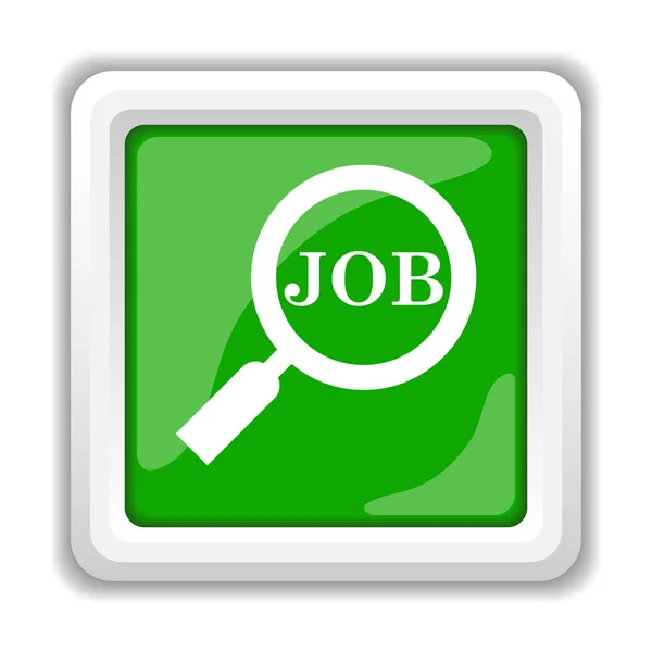 Search Job Icon Internet Button White Background — Stock Photo, Image