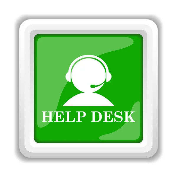 Helpdesk Symbol Internet Taste Auf Weißem Hintergrund — Stockfoto