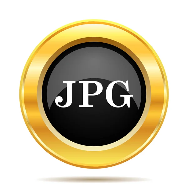 Jpg Icon Internet Button White Background — Stock Photo, Image