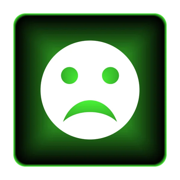 Ikona smutnym smiley — Zdjęcie stockowe