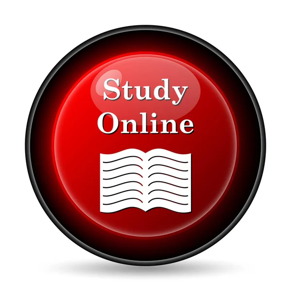 Study online icon — Stock Photo, Image