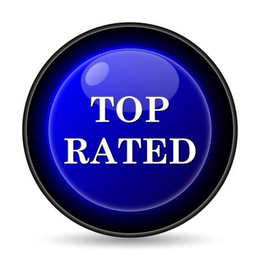 Simge en üst düzey. Beyaz arka plan üzerinde Internet düğmesi