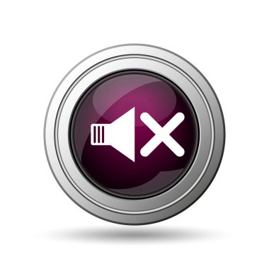 Ses simge yok. Beyaz arka plan üzerinde Internet düğmesi