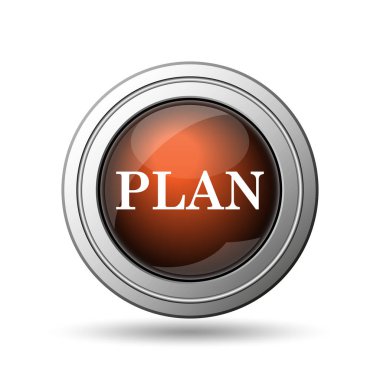 Planı simgesi. Beyaz arka plan üzerinde Internet düğmesi