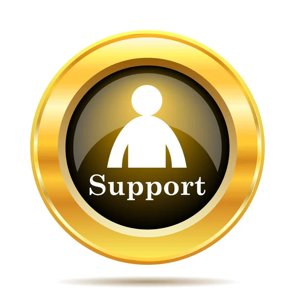 Support Icon Internet Button White Background — Stock Photo, Image