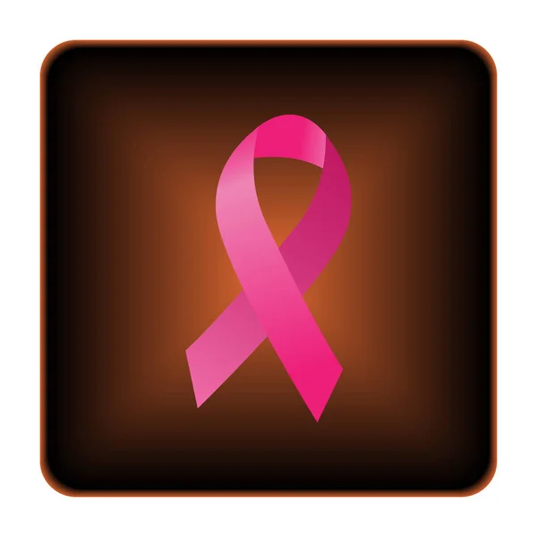 Breast cancer ribbon icon — Stock Photo, Image