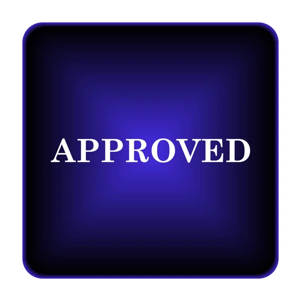 Approved icon — Stock Photo, Image