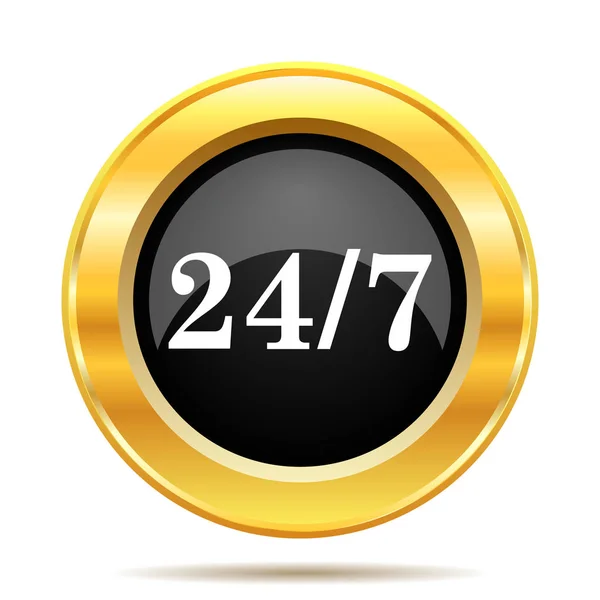 24 7 icon — Stock Photo, Image