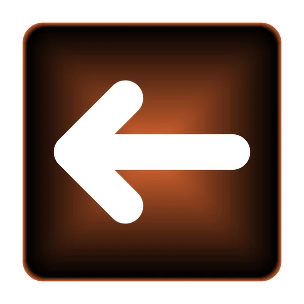 Left arrow icon — Stock Photo, Image