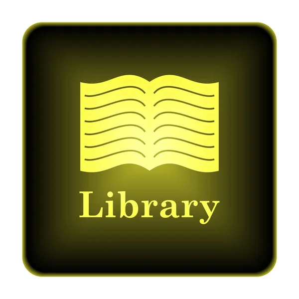 Bibliotheek pictogram — Stockfoto