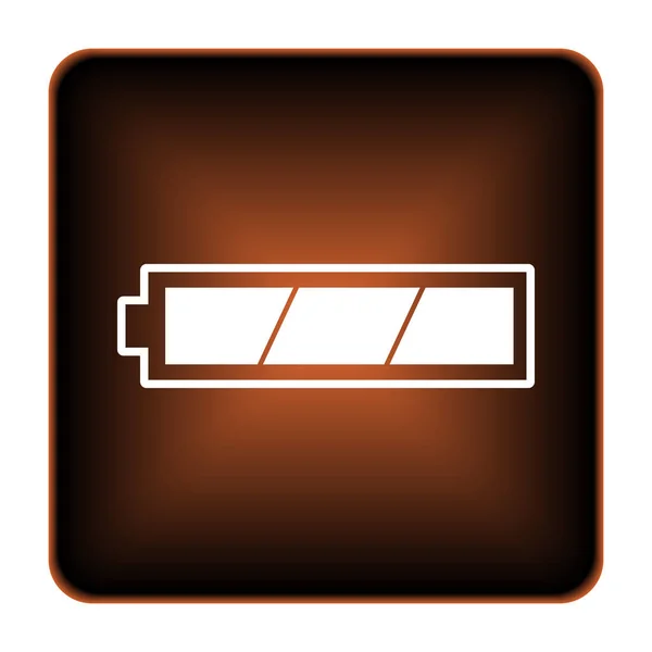 Volledig opgeladen batterijpictogram — Stockfoto