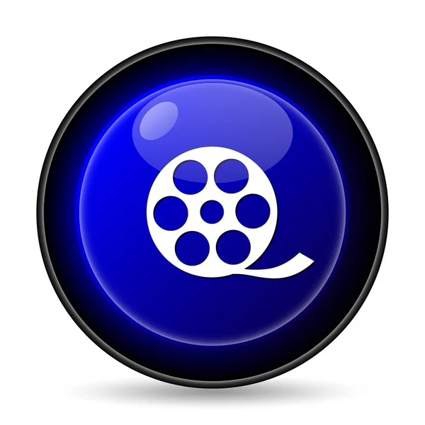 Video Icon Internet Button White Background — Stock Photo, Image