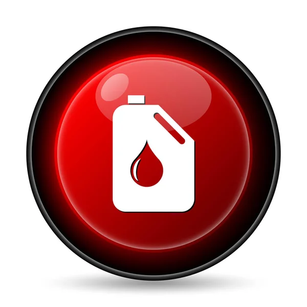 Oil Can Icon Internet Button White Background — Stock Photo, Image