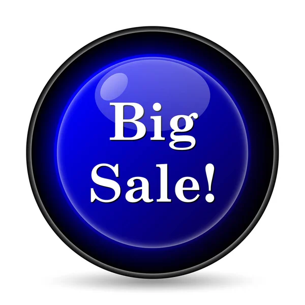 Big Sale Icon Internet Button White Background — Stock Photo, Image