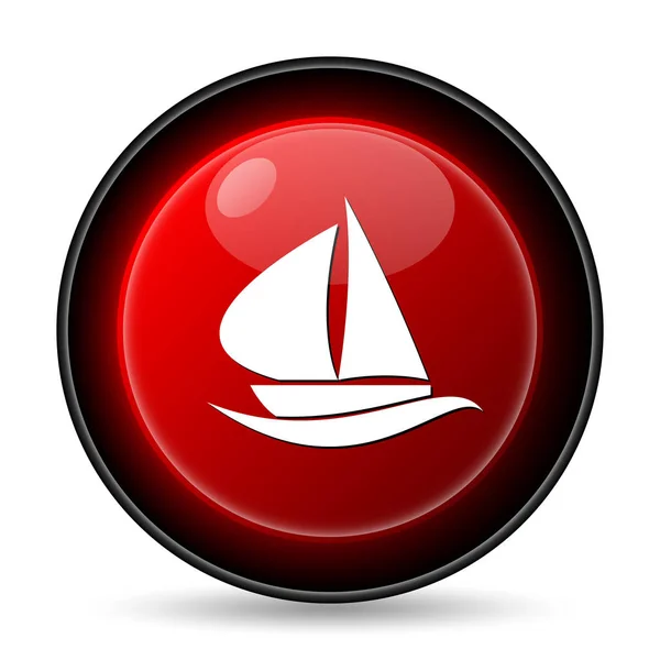 Zeilboot pictogram — Stockfoto