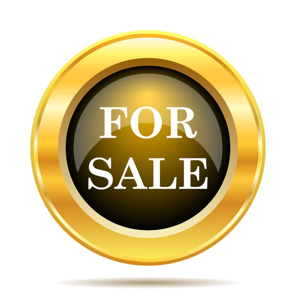 Продажи Иконка Кнопка Интернет Белом Фоне — стоковое фото