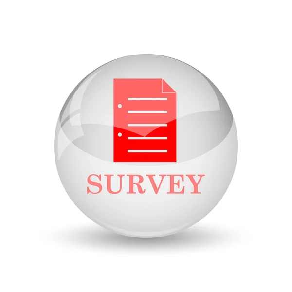 Survey icon — Stock Photo, Image