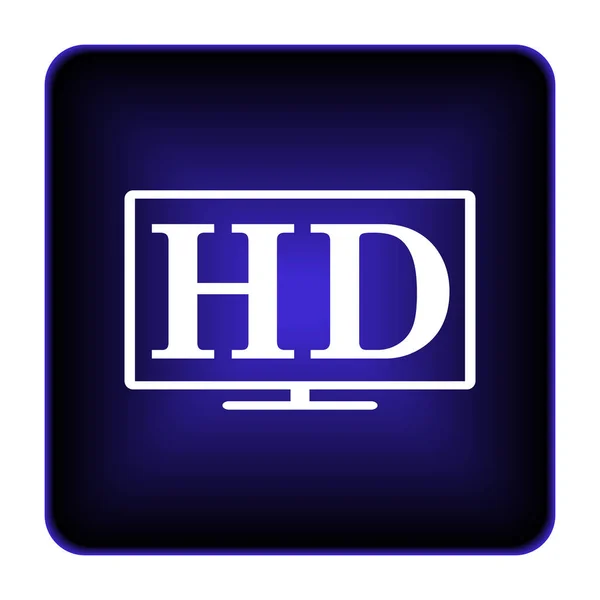 Иконка hd tv — стоковое фото