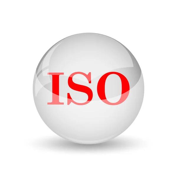 Iso Icon Internet Button White Background — Stock Photo, Image