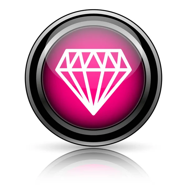 Icono de diamante — Foto de Stock