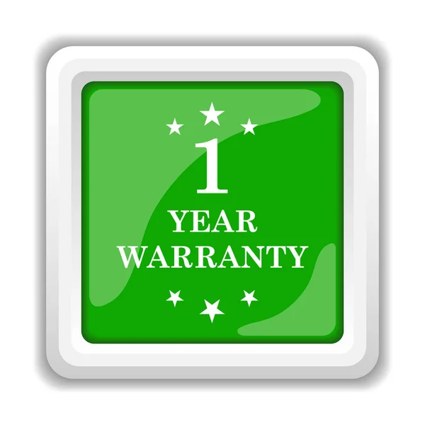 Year Warranty Icon Internet Button White Background — Stock Photo, Image