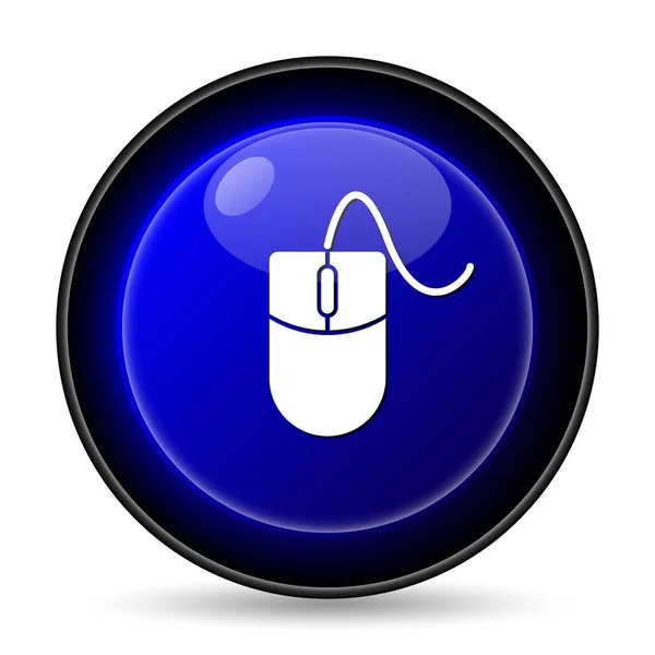 Иконка Мыши Кнопка Интернет Белом Фоне — стоковое фото