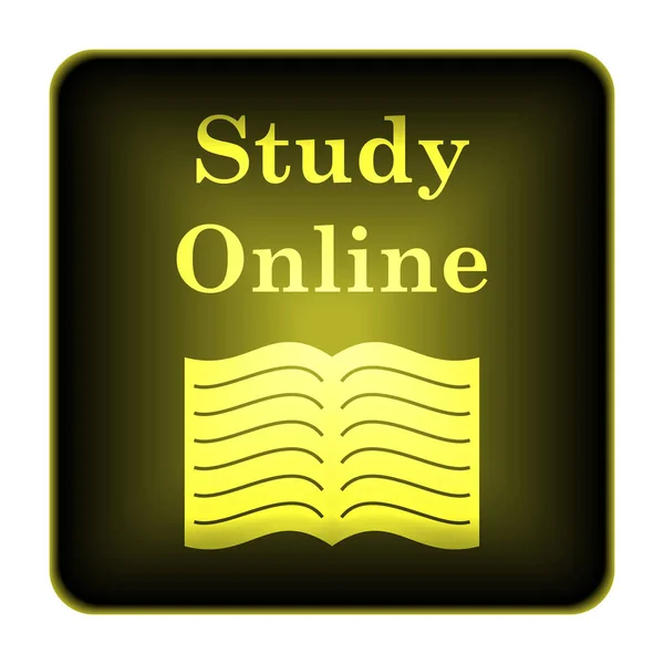 Studeren online pictogram — Stockfoto