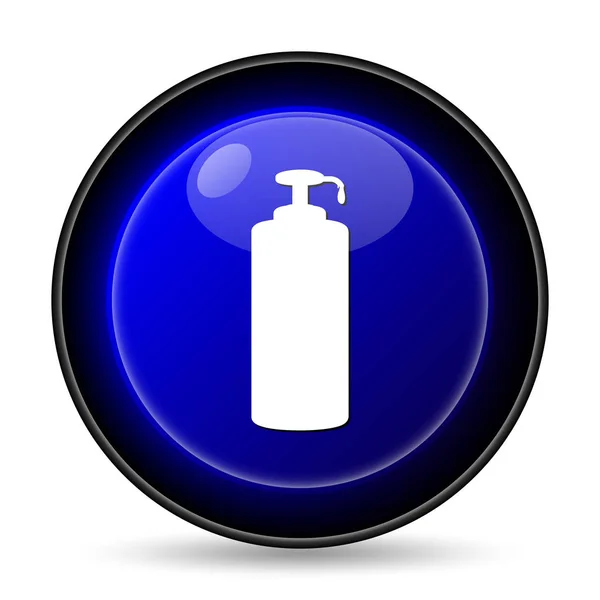 Ikona Protokołu Soap Przycisk Internet Białym Tle — Zdjęcie stockowe