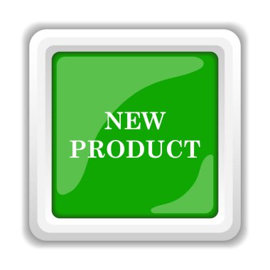 Yeni ürün simgesi. Beyaz arka plan üzerinde Internet düğmesi