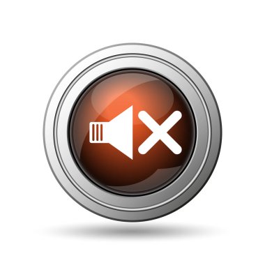 Ses simge yok. Beyaz arka plan üzerinde Internet düğmesi