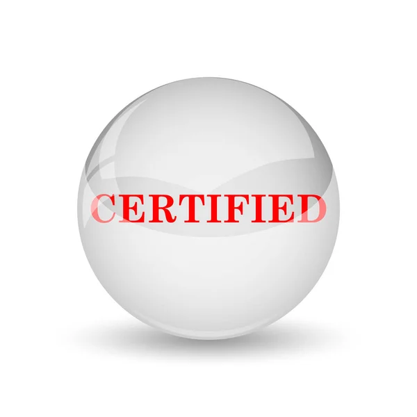 Gecertificeerde pictogram — Stockfoto