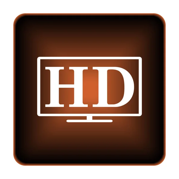 HD TV icon — Stock Photo, Image