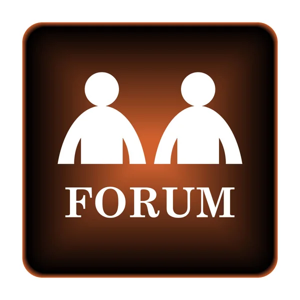 Forum ikona — Zdjęcie stockowe