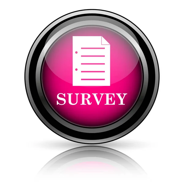 Survey icon — Stock Photo, Image